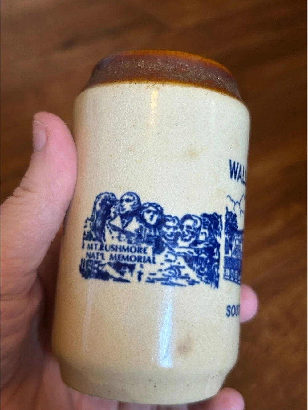 Vintage Wall Drug South Dakota Salt and Pepper Shakers Ceramic Set